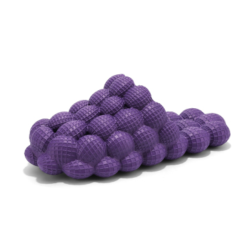 Cute Home Slippers for Women - Hot Sale Bubble Slides Lychee Grape Slippers