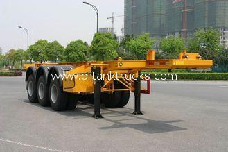20ft Skeletal Or Flatbed Container Trailer Chassis In Truck