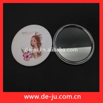 Beauty Colorful Printing Small Wedding Gift Hand Mirror