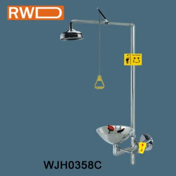 Stainless Steel Emergency shower and Eye wash