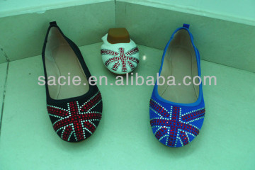Lady Diamond Union Jack Roll Up/Rolling Shoes