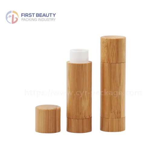 5g Empty Bamboo Lip Balm Tubes