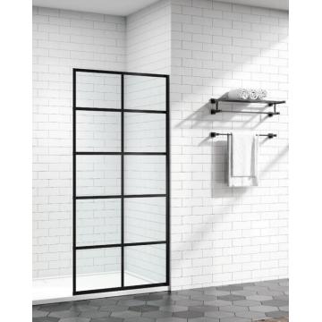 Black Walk in Shower Cabine