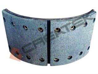 Spare Parts for SHACMAN Trucks,rear brake shoe with lining assembly
