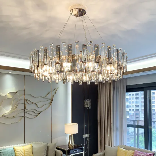 Golden LED Luxury Crystal Chandeliers for Living Room
