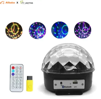 FY Lighting 2024 RGBW & White 6-Color Remote Control Disco Stage Lights with Beam Effect IP65