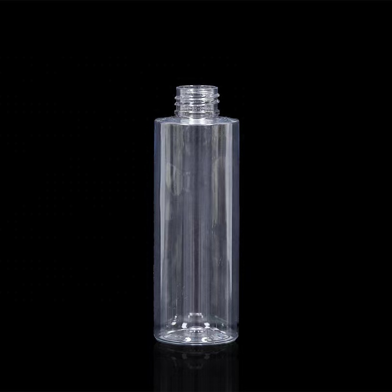 plastic bottle with pump for skin care