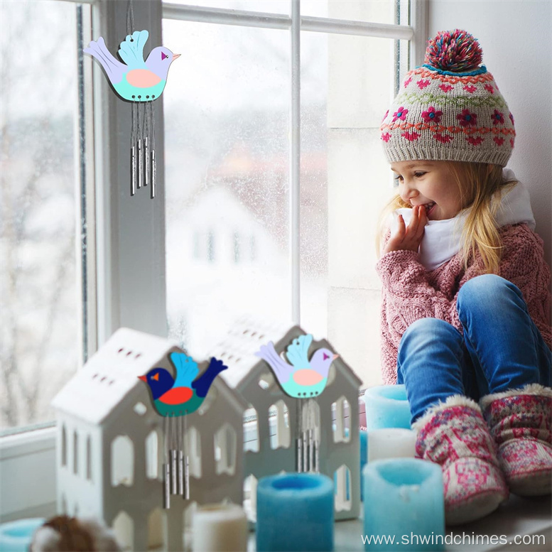 Bird Wooden Wind Chime - Perfect Gift for Kids