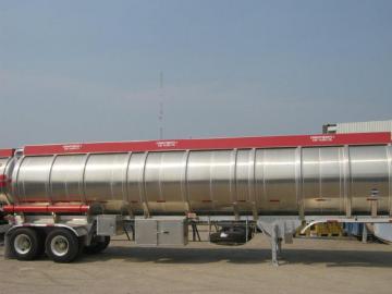 Aluminum Fuel Tank Semi-Trailer with 2 axles
