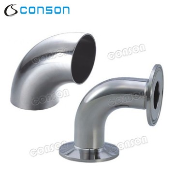 Food grade sanitary 90 degree elbow