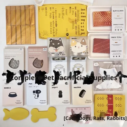 Pet Memorial Tribute Supplies and Burning Paper Crafts