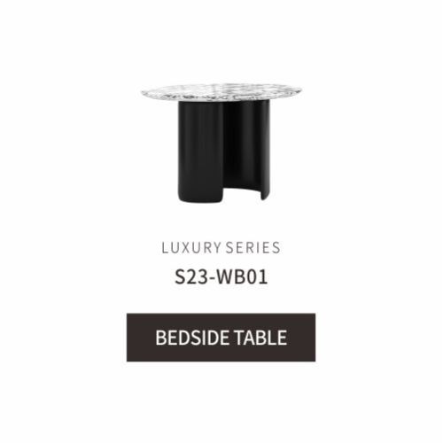 High-end Furniture Bedside Table Modern bedroom furniture night stand bedside table Supplier