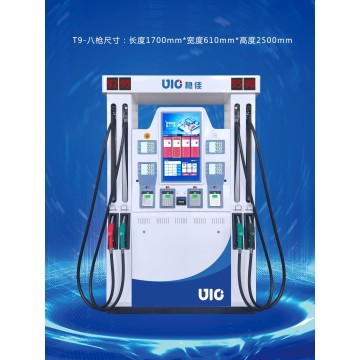 T9 Fuel Dispenser with Four Products and Eight Nozzles