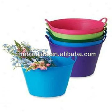 plastic water bucket,colorful water bucket