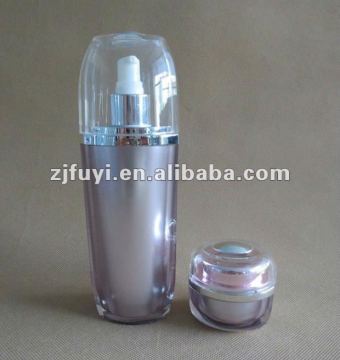 Cosmetic Packaging, Acrylic Egg-shaped Lotion Pump Bottles