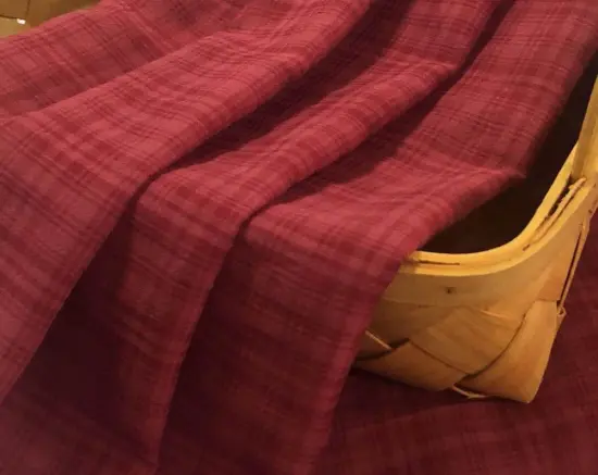 Cotton Rayon Dyed Check Shirt Fabric