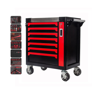 Professional Hot Selling 298pcs High-Quality Metal Tool Cabinet with Rolling Trolley for Garage and Workshop