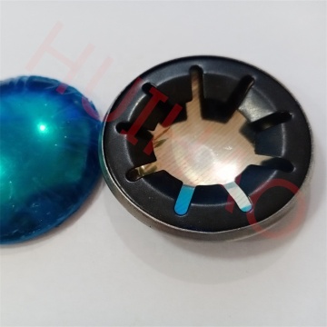 Dome Axle Caps 65MN Starlock Push-On Fasteners for End Round Shaft