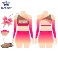 Top Quality Rhinestones Fashion Girls Cheerleader Uniform