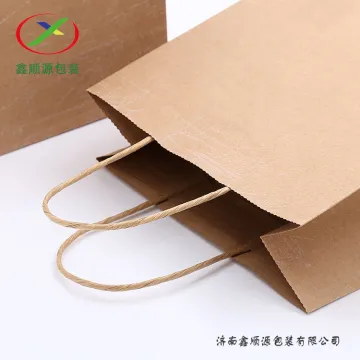 handle paper supermarket food paper bag