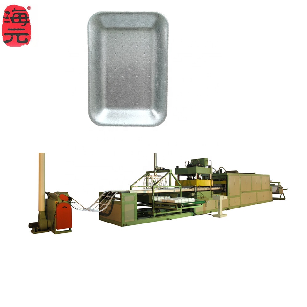 White Styrofoam Food Box Forming Machine