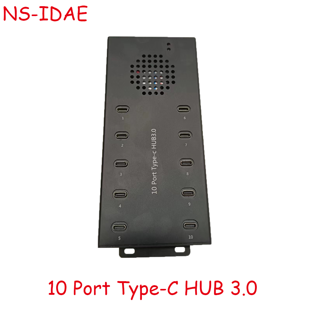 10 Port USB C 3.0 Hub 120W