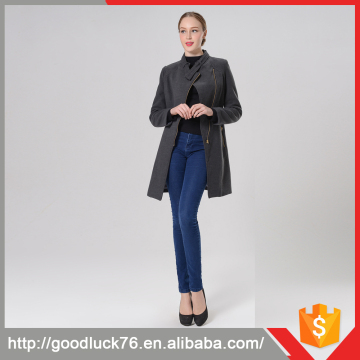 Wholesale Women Long Sleeve Winter Coat Young Ladies Hot Sale Denim Coat