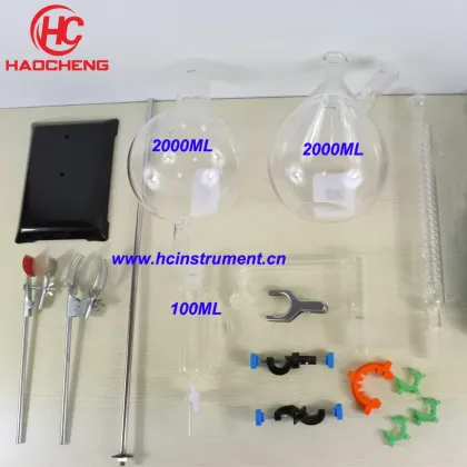 Steam Distillation Equipment with Graham Condenser for Essential Oil Extraction