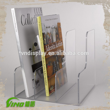 Clear Acrylic Book Display Stands , Book Rack , Book stand