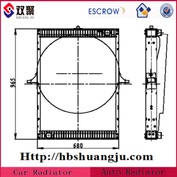 Truck Radiator For Auman