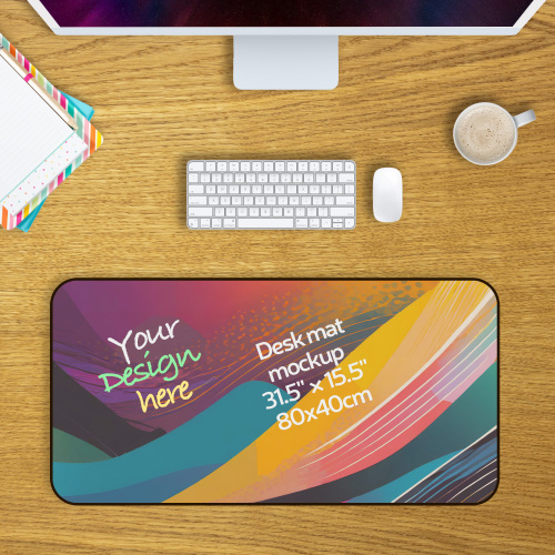 Modern Design Square Mouse Pad for Desk Organization