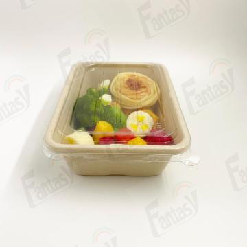 Benutzerdefinierte 8oz biologisch abbaubare Papiersalatschale