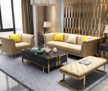 Ánh sáng mô phỏng ánh sáng đơn giản hiện đại sofa cho phòng khách theo phong cách châu Âu