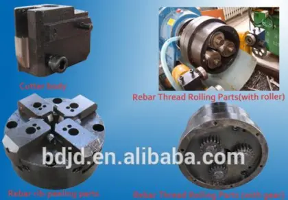 construction machines rebar threading thread rolling rebar thread rolling machine