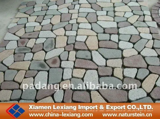 Garden color paving stone