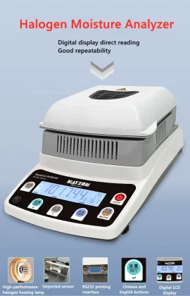 Moisture Detection: Halogen Moisture Analyzer, Grain Moisture Meter, Quick Moisture Tester