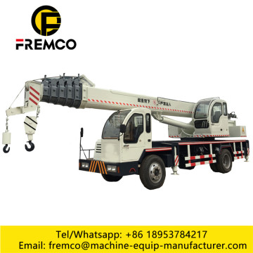 16t Lifting Mobile Truck Crane 5Jibs Crane