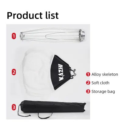 KAZHI 65cm Photography Light Round Flash Diffusers Softbox Lantern