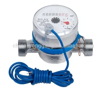 pulse output single jet water meter