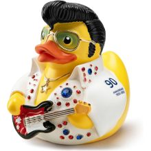 REZDEZINNO Elvis Duck Figurine with Rhinestones Car Dashboard Ornament
