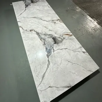 PVC Glossy Dark Marble Sheets for Walls and Floors