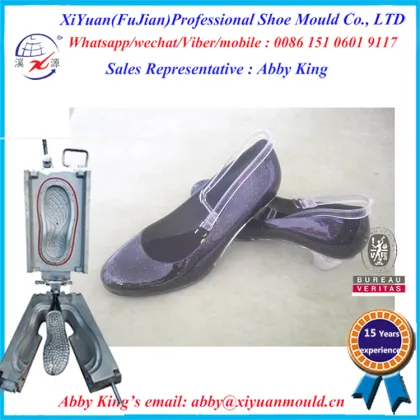 Classic Pvc Jelly Lady Shoe Moulds, shoes moulds Making Pvc Jelly Shoes Sandals, PVC crystal shoes moulds