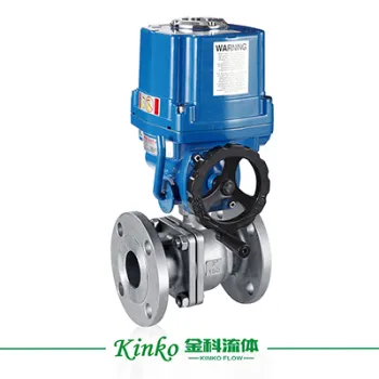 CF8 1/2"-6" Stainless steel electric flange ball valve