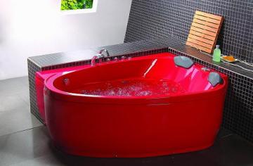 luxurious acrylic massage bathtub