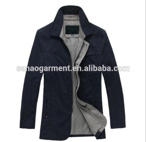 2015 simple style business casual men's wind jacket