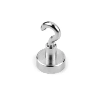 D20mm Pot magnet with hook