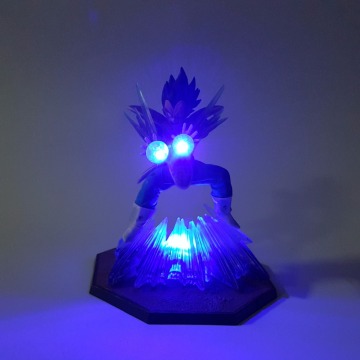 Dragon Ball Z Action Figures Vegeta Super Saiyan Kamehameha Led Light 150mm Anime Dragon Ball Super DBZ