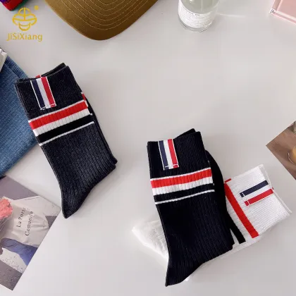 Korean version TB socks children ins high tube socks college wind pile socks