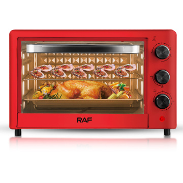 Nuova capacità del forno elettrico 24L 1200 W Heat Equamente Visual Porta Temperatura Pulsante ROTARY CONTROLLO