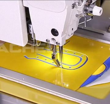 Automatic hole punching sewing machine